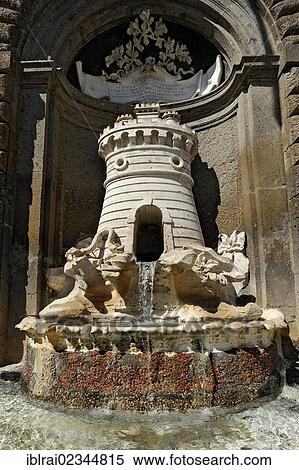 "Fountain by Filippo Barigioni on the Renaissance town hall by Antonio Sangallo, Palazzo Comunale building, Piazza del Comune square, Nepi, Lazio region, Italy, Europe" View Large Photo Image Stock Photography - "Fountain by Filippo Barigioni on the Renaissance town hall by Antonio Sangallo, Palazzo Comunale building, Piazza del Comune square, Nepi, Lazio region, Italy, Europe". Fotosearch