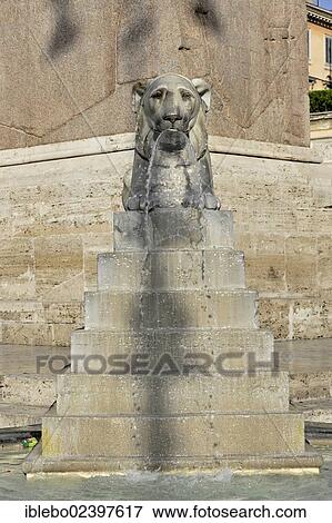 "Fountain figure in Piazza del Popolo, Rome, Italy, Europe" View Large Photo Image Stock Photo - "Fountain figure in Piazza del Popolo, Rome, Italy, Europe". Fotosearch