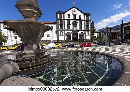 "Fountain in front of the Igreja Sao Joao church, Praco do Municipio, Santa Luzia, Funchal, Madeira, Portugal, Europe" View Large Photo Image Stock Image - "Fountain in front of the Igreja Sao Joao church, Praco do Municipio, Santa Luzia, Funchal, Madeira, Portugal, Europe". Fotosearch
