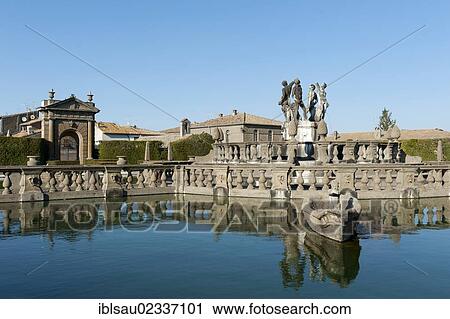 "Fountain, Italian Renaissance style garden, Mannerism, Villa Lante, Bagnaia, Viterbo, Lazio, Italy, Southern Europe, Europe" View Large Photo Image Stock Image - "Fountain, Italian Renaissance style garden, Mannerism, Villa Lante, Bagnaia, Viterbo, Lazio, Italy, Southern Europe, Europe". Fotosearch