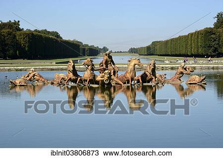 "Fountain of Apollo in the Park of Versailles, Paris, Ile-de-France, France, Europe" View Large Photo Image Stock Image - "Fountain of Apollo in the Park of Versailles, Paris, Ile-de-France, France, Europe". Fotosearch