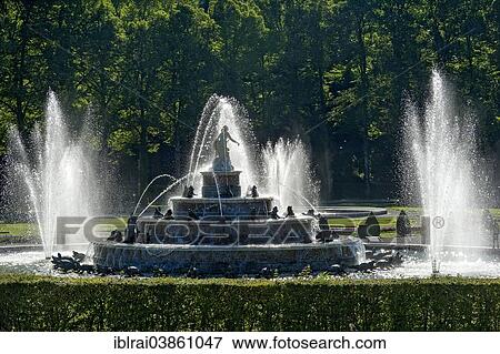 "Fountain of Latona, Herrenchiemsee New Palace, Schlosspark palace gardens, Herreninsel island, Chiemsee lake, Chiemgau, Upper Bavaria, Bavaria, Germ" View Large Photo Image Stock Photo - "Fountain of Latona, Herrenchiemsee New Palace, Schlosspark palace gardens, Herreninsel island, Chiemsee lake, Chiemgau, Upper Bavaria, Bavaria, Germ". Fotosearch