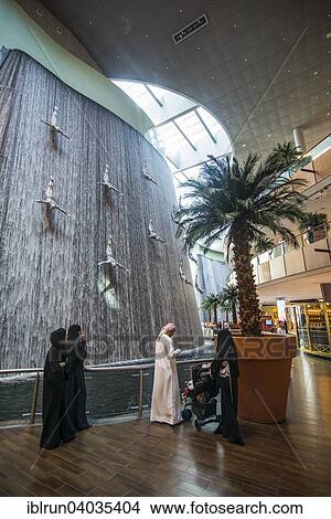 "Fountain of the Mall of the Emirates, Dubai, United Arab Emirates, Asia" View Large Photo Image Picture - "Fountain of the Mall of the Emirates, Dubai, United Arab Emirates, Asia". Fotosearch