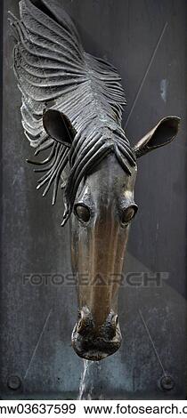 "Fountain with horse's head as faucet, UNESCO World Heritage Site, Bruges, Flemish Region, Belgium, Europe" View Large Photo Image Stock Photo - "Fountain with horse's head as faucet, UNESCO World Heritage Site, Bruges, Flemish Region, Belgium, Europe". Fotosearch