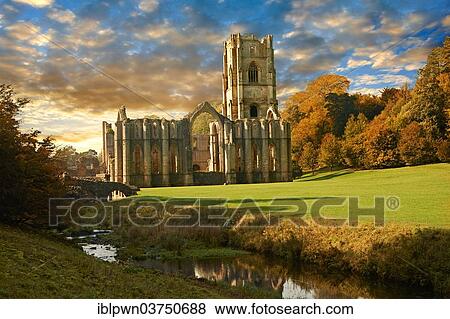 "Fountains Abbey and Studley Royal water gardens, North Yorkshire, England, United Kingdom, Europe" View Large Photo Image Stock Photo - "Fountains Abbey and Studley Royal water gardens, North Yorkshire, England, United Kingdom, Europe". Fotosearch