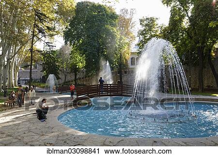 "Fountains in Gulhane-Park, Gulhane Park, Sarayburnu, Istanbul, European side, Istanbul Province, Turkey, European side, Europe" View Large Photo Image Stock Image - "Fountains in Gulhane-Park, Gulhane Park, Sarayburnu, Istanbul, European side, Istanbul Province, Turkey, European side, Europe". Fotosearch