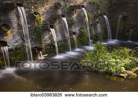 "Fountains in the park Planten un Blomen, Hamburg, Germany, Europe" View Large Photo Image Stock Photograph - "Fountains in the park Planten un Blomen, Hamburg, Germany, Europe". Fotosearch
