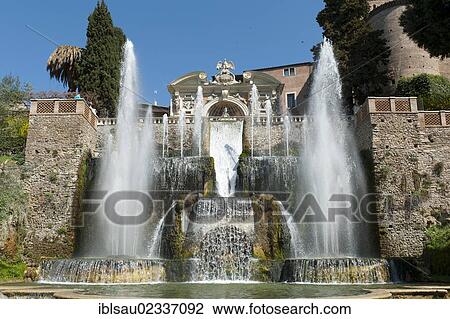 "Fountains, the Fountain of Neptune and the hydraulic organ, Villa d'Este, Tivoli, Lazio, Italy, Southern Europe, Europe" View Large Photo Image Stock Image - "Fountains, the Fountain of Neptune and the hydraulic organ, Villa d'Este, Tivoli, Lazio, Italy, Southern Europe, Europe". Fotosearch