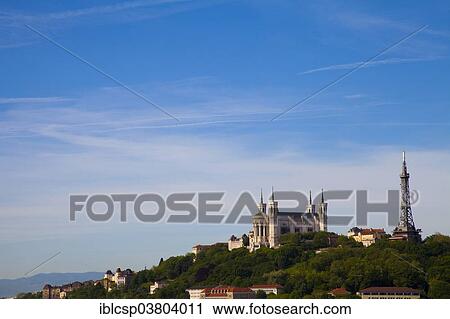 "Fourviere Hill with Basilica of Notre-Dame, Vieux Lyon historic centre, UNESCO World Heritage Site, Lyon, Rhone-Alpes, France, Europe" View Large Photo Image Stock Image - "Fourviere Hill with Basilica of Notre-Dame, Vieux Lyon historic centre, UNESCO World Heritage Site, Lyon, Rhone-Alpes, France, Europe". Fotosearch