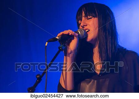 "Franca Mock from the Swiss women's rock band Velvet Two Stripes performing live in the Schueuer concert hall, Luzern, Switzerland, Europe" View Large Photo Image Stock Photo - "Franca Mock from the Swiss women's rock band Velvet Two Stripes performing live in the Schueuer concert hall, Luzern, Switzerland, Europe". Fotosearch