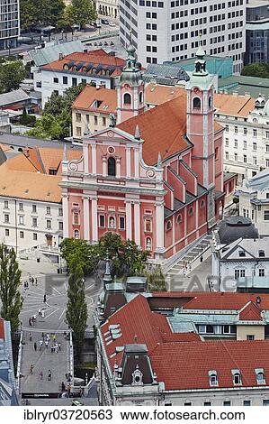 "Franciscan Church or Church of the Annunciation, Preseren trg square, Ljubljana, Slovenia, Europe" View Large Photo Image Stock Image - "Franciscan Church or Church of the Annunciation, Preseren trg square, Ljubljana, Slovenia, Europe". Fotosearch