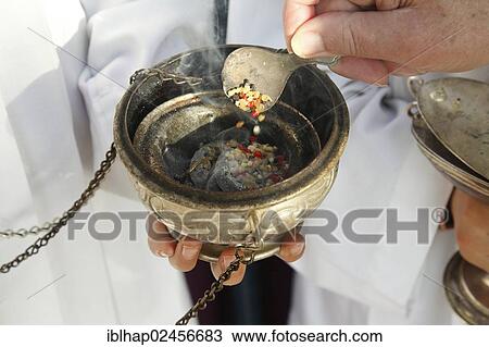 "Frankincense being scattered in a censer, Wolfratshausen, Upper Bavaria, Germany, Europe" View Large Photo Image Stock Image - "Frankincense being scattered in a censer, Wolfratshausen, Upper Bavaria, Germany, Europe". Fotosearch