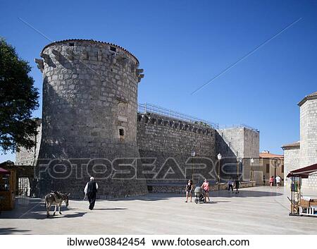 "Frankopan Castle, Frankopanski Kastel, historic town centre, Krk, Krk Island, Croatia, Europe" View Large Photo Image Picture - "Frankopan Castle, Frankopanski Kastel, historic town centre, Krk, Krk Island, Croatia, Europe". Fotosearch