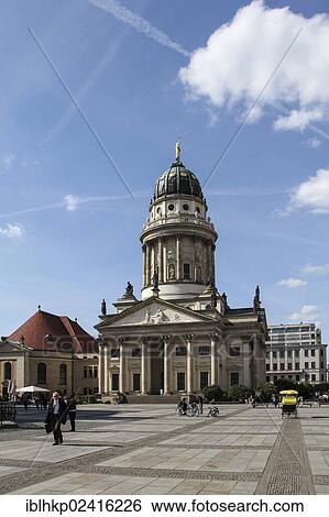 Franzosische Friedrichstadtkirche church, left, and French Cathedral, Berlin, Germany, Europe View Large Photo Image Stock Photograph - Franzosische Friedrichstadtkirche church, left, and French Cathedral, Berlin, Germany, Europe. Fotosearch