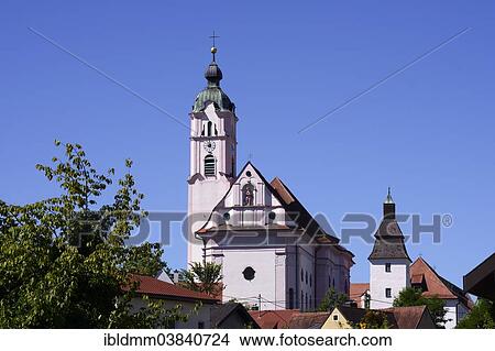 "Frauenkirche church, Gunzburg, Bavaria, Germany, Europe" View Large Photo Image Picture - "Frauenkirche church, Gunzburg, Bavaria, Germany, Europe". Fotosearch