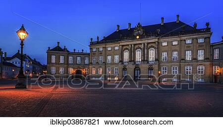"Frederik VIII's Palace at dusk, Amalienborg Palace, Copenhagen, Capital Region of Denmark, Denmark, Europe" View Large Photo Image Stock Image - "Frederik VIII's Palace at dusk, Amalienborg Palace, Copenhagen, Capital Region of Denmark, Denmark, Europe". Fotosearch