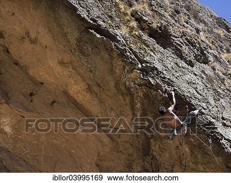 "Free climber on a ridge, Cordillera Real, La Paz, Bolivia, South America" View Large Photo Image Stock Photo - "Free climber on a ridge, Cordillera Real, La Paz, Bolivia, South America". Fotosearch