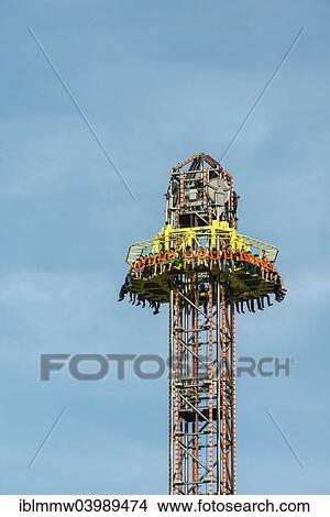 "Free Fall Tower, Oktoberfest, Munich, Upper Bavaria, Bavaria, Germany, Europe" View Large Photo Image Picture - "Free Fall Tower, Oktoberfest, Munich, Upper Bavaria, Bavaria, Germany, Europe". Fotosearch