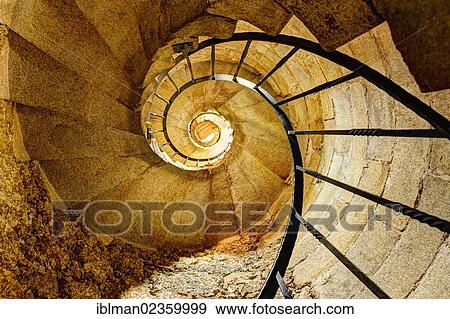 "Free-standing spiral staircase in the pilgrimage church Of Our Lady, Queen of All Saints, Muehlkreis, Muehlviertel region, Upper Austria, Austria, Europe" View Large Photo Image Stock Photo - "Free-standing spiral staircase in the pilgrimage church Of Our Lady, Queen of All Saints, Muehlkreis, Muehlviertel region, Upper Austria, Austria, Europe". Fotosearch