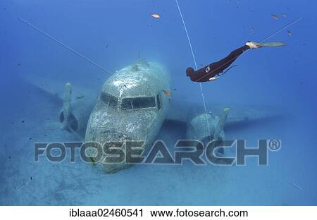 "Freediver at plane wreck Douglas Dakota, Mediterranean Sea, Kas, Kas, Turkey, Asia" View Large Photo Image Stock Image - "Freediver at plane wreck Douglas Dakota, Mediterranean Sea, Kas, Kas, Turkey, Asia". Fotosearch