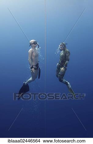 Picture - "Freedivers, Mediterranean Sea, Kas, Kas, Turkey, Asia". Fotosearch
