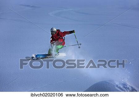 "Freerider, skier jumping, snowy landscape, northern Tyrol, Austria, Europe" View Large Photo Image Stock Photograph - "Freerider, skier jumping, snowy landscape, northern Tyrol, Austria, Europe". Fotosearch