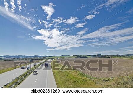 "Freeway leading through agriculture landscape, Niederseidewitz, Saxony, Germany, Europe" View Large Photo Image Stock Photo - "Freeway leading through agriculture landscape, Niederseidewitz, Saxony, Germany, Europe". Fotosearch