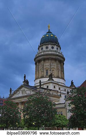 "French Cathedral, Gendarmenmarkt square, dusk, Berlin, Germany, Europe" View Large Photo Image Stock Photograph - "French Cathedral, Gendarmenmarkt square, dusk, Berlin, Germany, Europe". Fotosearch