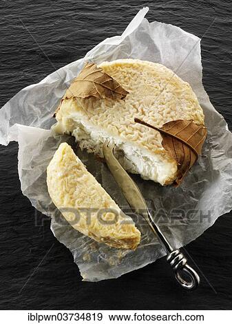 Stock Photo - "French goat cheese, or Chevre". Fotosearch