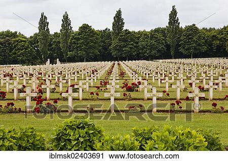 "French National War Cemetery of Notre-Dame de Lorette, with over 40, 000 graves from World War I, Ablain-Saint-Nazaire, Arras, department of Pas-de-Calais, Nord-Pas-de-Calais region, France, Europe" View Large Photo Image Stock Image - "French National War Cemetery of Notre-Dame de Lorette, with over 40, 000 graves from World War I, Ablain-Saint-Nazaire, Arras, department of Pas-de-Calais, Nord-Pas-de-Calais region, France, Europe". Fotosearch