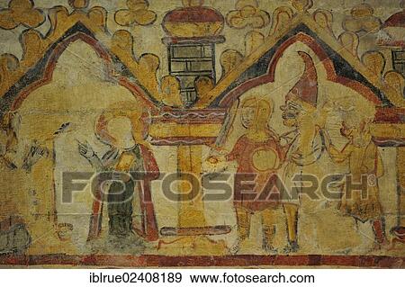 "Fresco, Catholic Parish Church of La Garde-Adhemar, mid 12th century, Provencal Romanesque, La Garde-Adhemar, Departement Drome, Region Rhone-Alpes, France, Europe" View Large Photo Image Stock Photo - "Fresco, Catholic Parish Church of La Garde-Adhemar, mid 12th century, Provencal Romanesque, La Garde-Adhemar, Departement Drome, Region Rhone-Alpes, France, Europe". Fotosearch