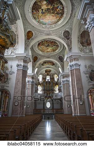 "Frescoed ceilings and organ, parish church of St. Mang, Fussen, Bavaria, Germany, Europe" View Large Photo Image Stock Photography - "Frescoed ceilings and organ, parish church of St. Mang, Fussen, Bavaria, Germany, Europe". Fotosearch
