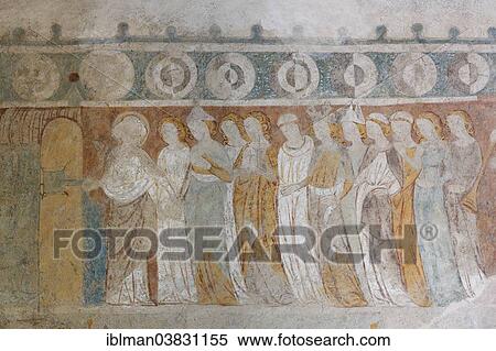 "Frescoes from around 1330, St. Nicholas Church, Bludesch, Walgau, Vorarlberg, Austria, Europe" View Large Photo Image Stock Photography - "Frescoes from around 1330, St. Nicholas Church, Bludesch, Walgau, Vorarlberg, Austria, Europe". Fotosearch