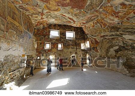 "Frescoes in the Rock Church, Sumela Monastery or Sumela Manastiri, Trabzon Province, Pontic Mountains, Black Sea Region, Turkey, Asia" View Large Photo Image Stock Photo - "Frescoes in the Rock Church, Sumela Monastery or Sumela Manastiri, Trabzon Province, Pontic Mountains, Black Sea Region, Turkey, Asia". Fotosearch