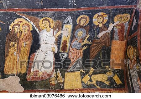 "Frescoes in the St. John's Church or Karsi Kilise, cave church, Gulsehir, Nevsehir Province, Cappadocia, Central Anatolia Region, Anatolia, Turkey, Asia" View Large Photo Image Stock Photograph - "Frescoes in the St. John's Church or Karsi Kilise, cave church, Gulsehir, Nevsehir Province, Cappadocia, Central Anatolia Region, Anatolia, Turkey, Asia". Fotosearch