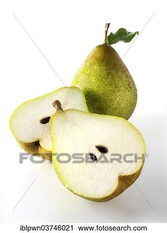 Fresh Conference pears whole and cut View Large Photo Image Stock Image - Fresh Conference pears whole and cut. Fotosearch