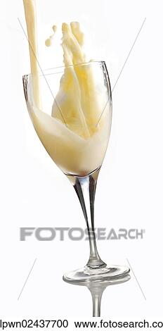 Fresh flavoured milk being poured into a glass View Large Photo Image Stock Image - Fresh flavoured milk being poured into a glass. Fotosearch
