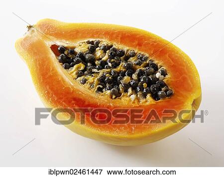 Fresh Papaya half View Large Photo Image Stock Photo - Fresh Papaya half. Fotosearch