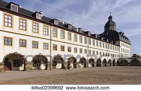 Stock Image - "Friedenstein Palace, Gotha, Thuringia, Germany, Europe". Fotosearch
