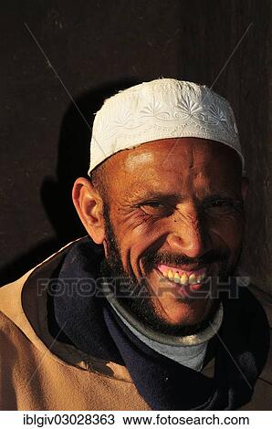 "Friendly man with a prayer cap, Draatal, Oulad Othmane, Souss-Massa-Draa region, Morocco, Africa" View Large Photo Image Stock Image - "Friendly man with a prayer cap, Draatal, Oulad Othmane, Souss-Massa-Draa region, Morocco, Africa". Fotosearch
