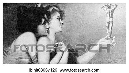 "Friends of Art, illustration from the yearbook Moderne Kunst in Meisterholzschnitten, Modern Art in Master Woodcuts, 1900" View Large Photo Image Stock Photograph - "Friends of Art, illustration from the yearbook Moderne Kunst in Meisterholzschnitten, Modern Art in Master Woodcuts, 1900". Fotosearch