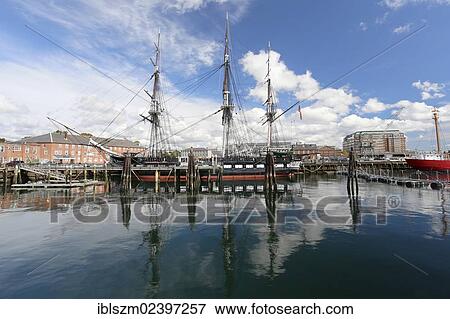 "Frigate, USS Constitution, Boston Harbor, Massachusetts, USA" View Large Photo Image Stock Photo - "Frigate, USS Constitution, Boston Harbor, Massachusetts, USA". Fotosearch