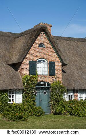"Frisian house, Braderup, Sylt, North Frisia, Schleswig-Holstein, Germany, Europe" View Large Photo Image Stock Photo - "Frisian house, Braderup, Sylt, North Frisia, Schleswig-Holstein, Germany, Europe". Fotosearch