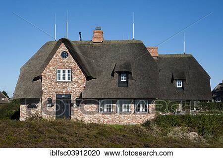 "Frisian house, Kampen, Sylt, North Frisia, Schleswig-Holstein, Germany, Europe" View Large Photo Image Stock Image - "Frisian house, Kampen, Sylt, North Frisia, Schleswig-Holstein, Germany, Europe". Fotosearch