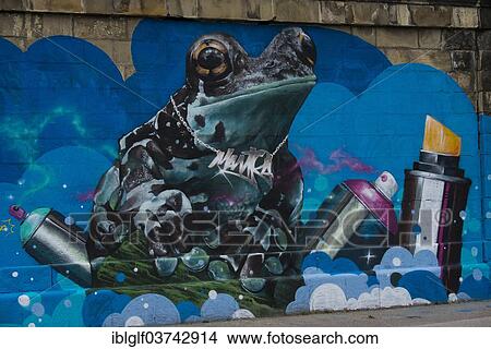 "Frog graffiti, Leopoldstadt, Vienna, Vienna State, Austria, Europe" View Large Photo Image Picture - "Frog graffiti, Leopoldstadt, Vienna, Vienna State, Austria, Europe". Fotosearch