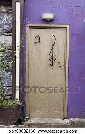 "Front door with a clef, Cashel, County Tipperary, Ireland, Europe" View Large Photo Image Stock Photograph - "Front door with a clef, Cashel, County Tipperary, Ireland, Europe". Fotosearch