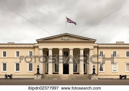 "Front facade of Old College building Royal Military Academy Sandhurst, Camberley, Hampshire, England, United Kingdom, Europe" View Large Photo Image Stock Photo - "Front facade of Old College building Royal Military Academy Sandhurst, Camberley, Hampshire, England, United Kingdom, Europe". Fotosearch