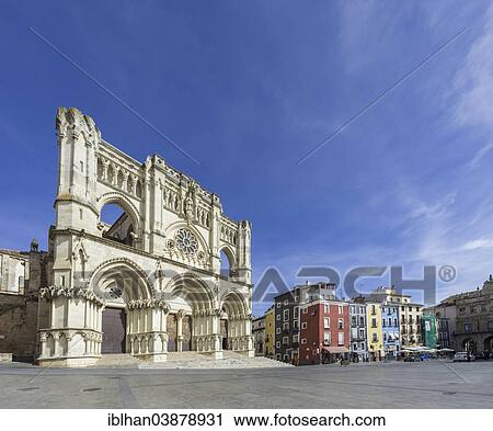 "Front of the Cathedral of Cuenca, Castilla–La Mancha, Spain, Europe" View Large Photo Image Stock Image - "Front of the Cathedral of Cuenca, Castilla–La Mancha, Spain, Europe". Fotosearch