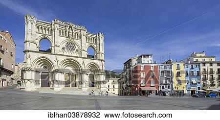 "Front of the Cathedral of Cuenca, Castilla–La Mancha, Spain, Europe" View Large Photo Image Stock Image - "Front of the Cathedral of Cuenca, Castilla–La Mancha, Spain, Europe". Fotosearch