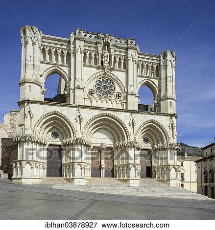 "Front of the Cathedral of Cuenca, Castilla–La Mancha, Spain, Europe" View Large Photo Image Stock Photo - "Front of the Cathedral of Cuenca, Castilla–La Mancha, Spain, Europe". Fotosearch